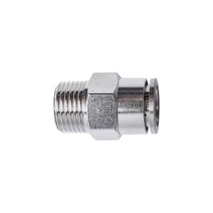 Metal Pu Fitting Straight 12mm X 3/8' M